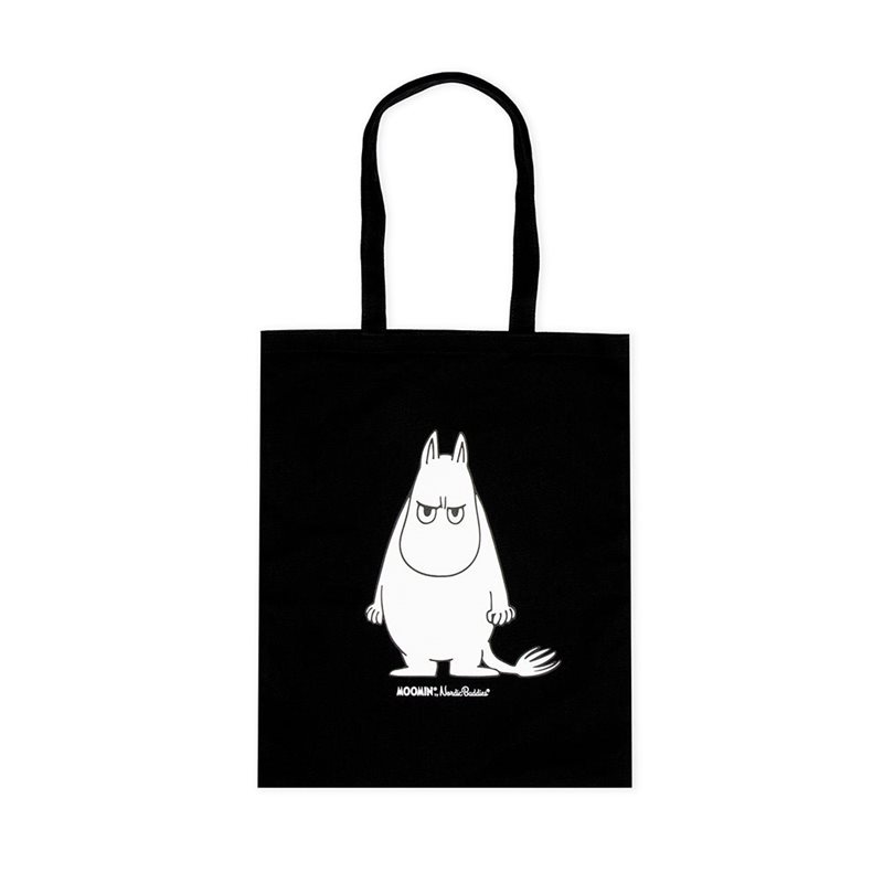 Mumin arg tygkasse svart