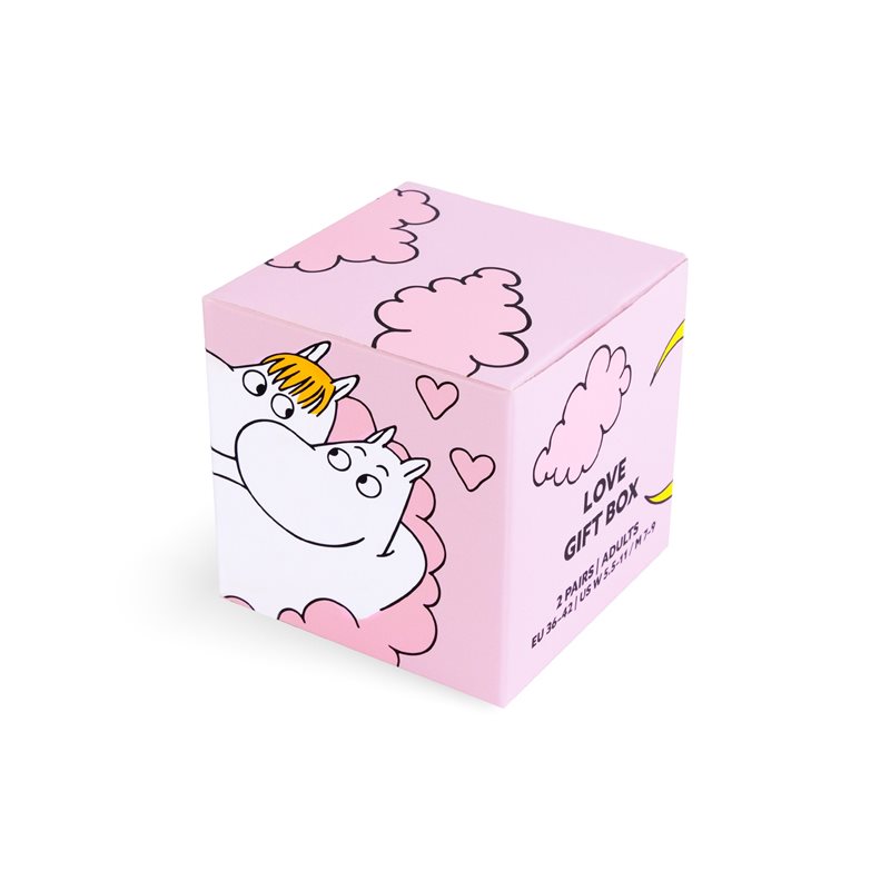 Mumin moln kärlek damsockbox