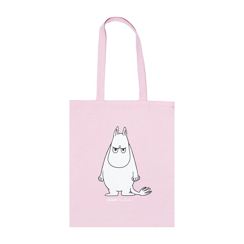Mumin arg tygkasse rosa