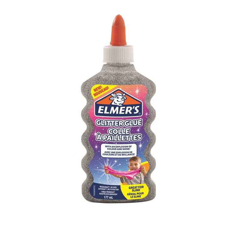 Glitterlim Elmers 177ml silver