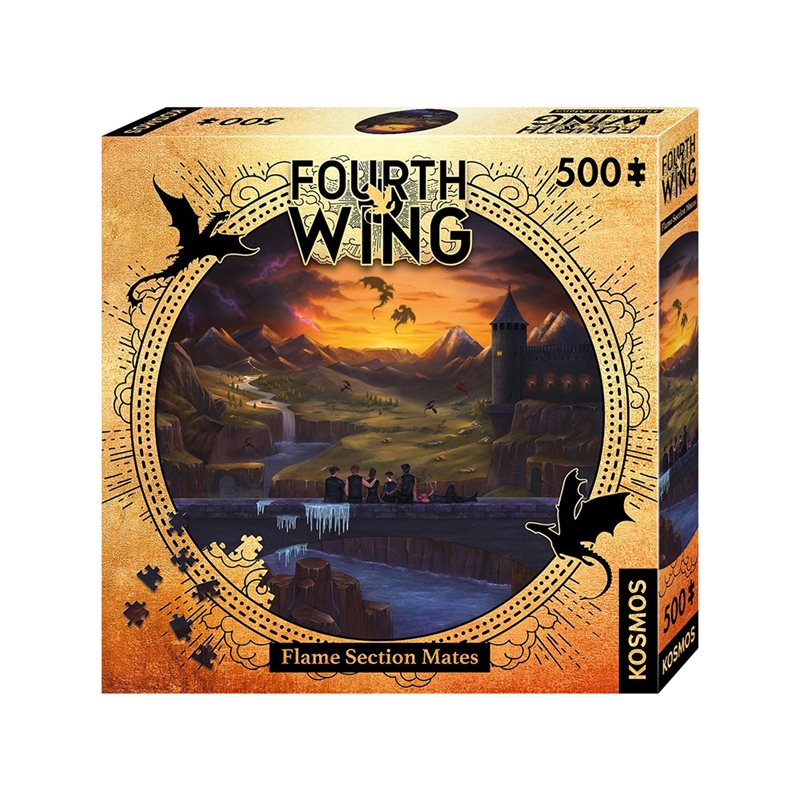 Fourth Wing – Flame Section Mates – pussel, 500 bitar