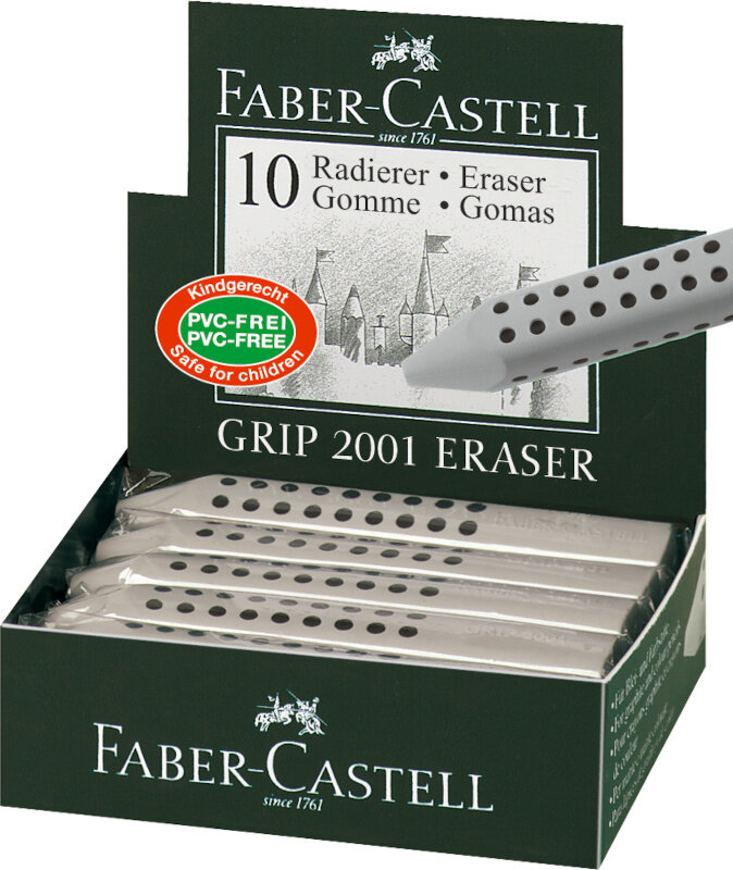 Faber Castell Grip Trio Sudd grey