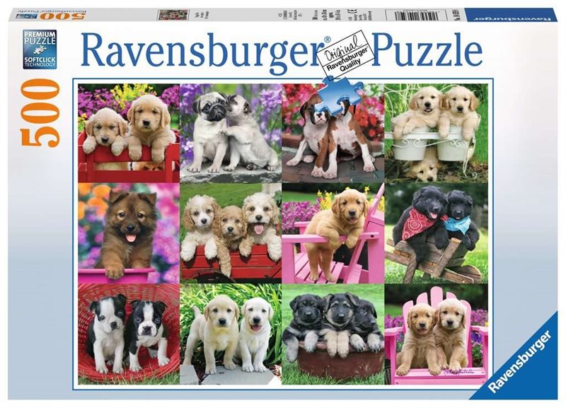 Puppy Pals - 500 bitars pussel Ravensburger