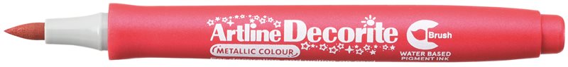 Artline Decorite Pensel metallic röd