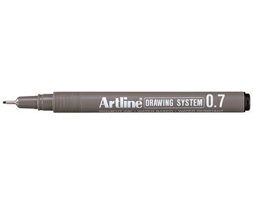 Fineliner Artline Drawing System 0.7 svart