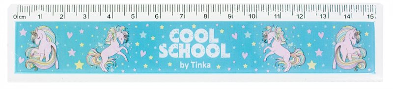 Linjal 15cm Unicorn Tinka Cool School