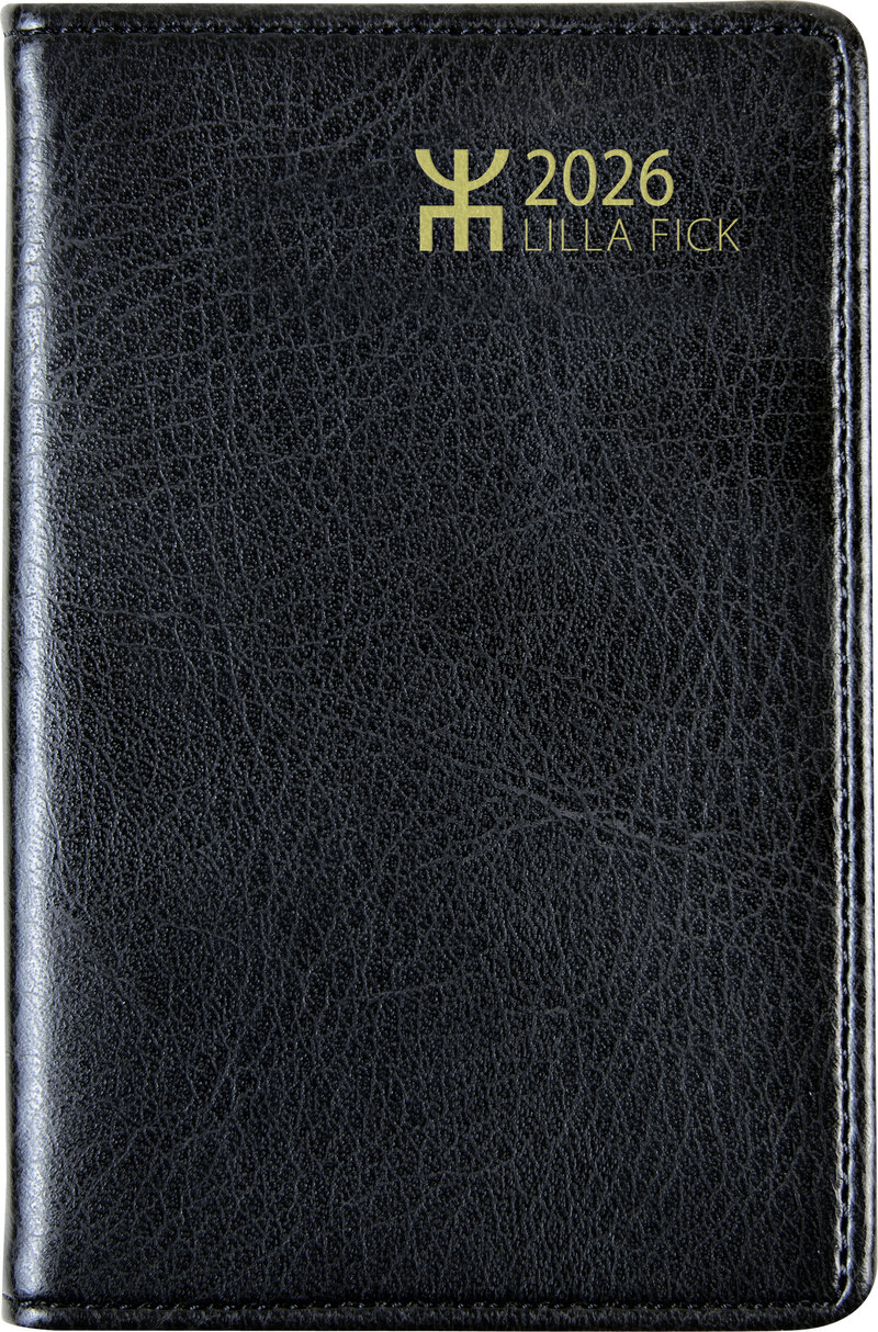 Lilla Fick Svart Konstskinn FSC