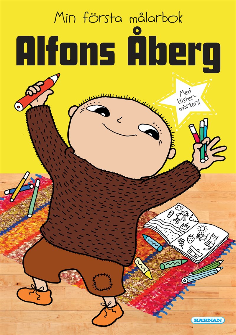 Alfons Åberg Min första målarbok