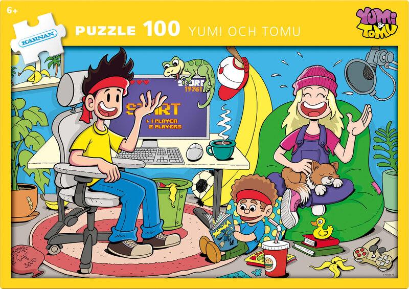 Pussel Yumi och Tomu 100 bitar