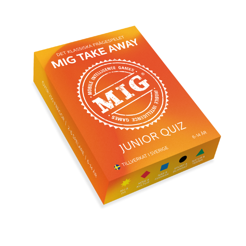 MIG-Mini spel med över 250 frågor för barn och unga 6-14 år
