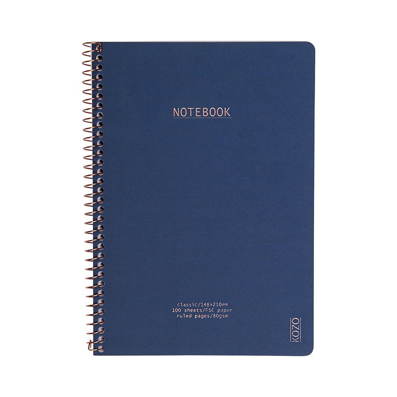 KOZO Notebook A5 Class, Navy