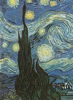Van goghs starry night notebook