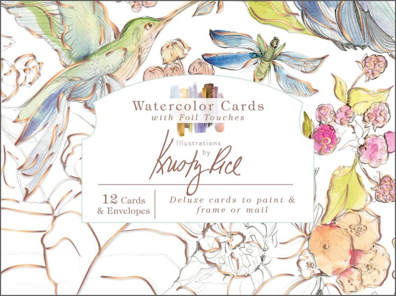 Watercolor Cards With Foil Touches