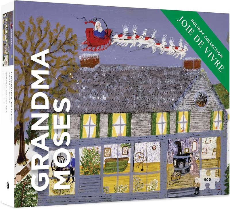 Grandma Moses: Santa Claus II 500-Piece Puzzle