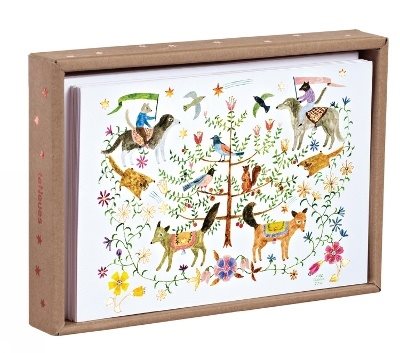 Lets Go To Wonderland Luxe Foil Notecard Box