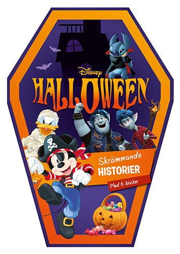 Disney - Halloween kista (med 6 böcker)