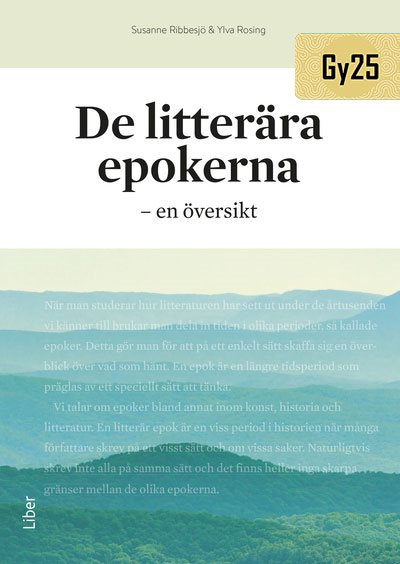 De litterära epokerna