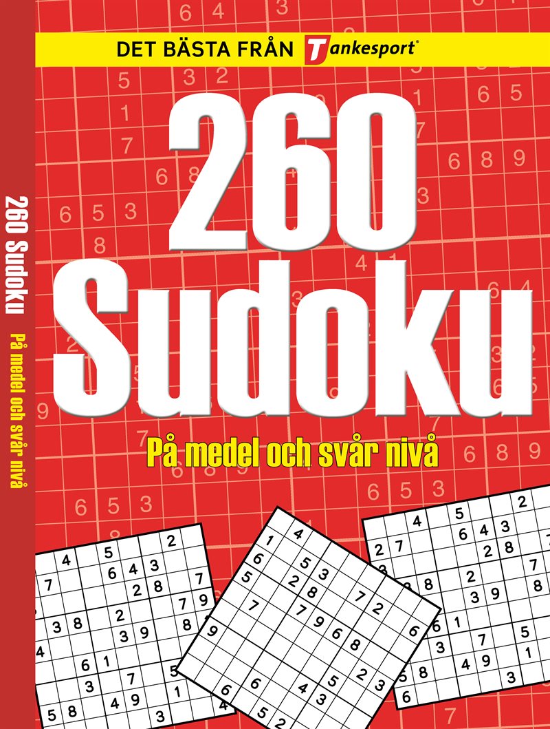 260 Sudoku - på medel och svår nivå