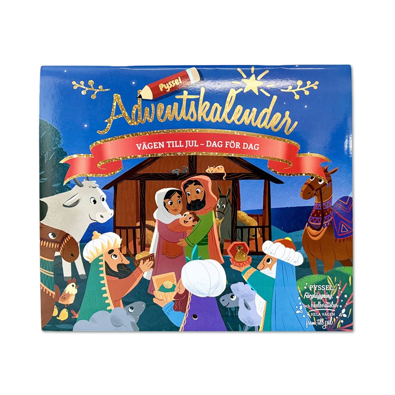 Vägen till jul - dag för dag : pysseladventskalender