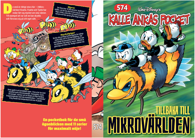 Kalle Ankas Pocket 574 : Tillbaka till Mikrovärlden