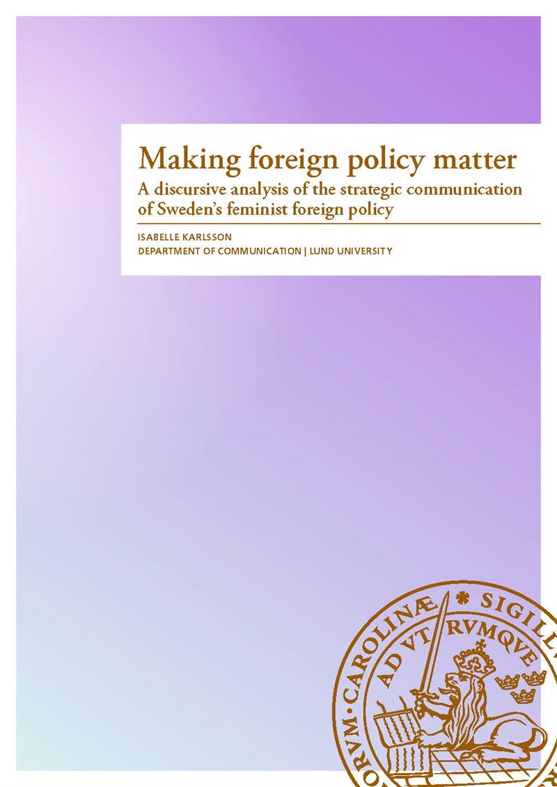 Making foreign policy matter