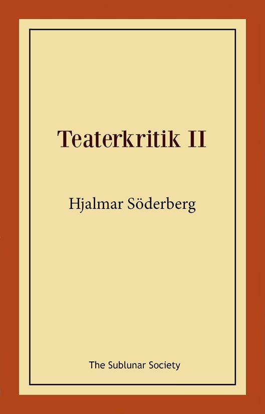 Teaterkritik II