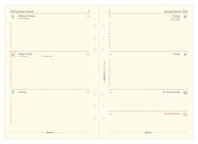 A5 Refill 2026 Vecka/Uppslag