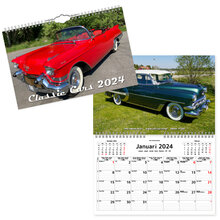 Väggkalender Classic Cars 2024 300x195mm